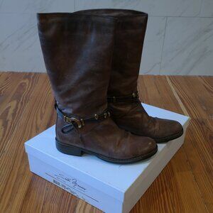 Sesto Meucci Dark Brown Country Womens Boots Size 9